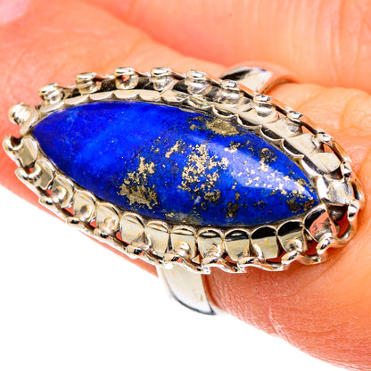 Lapis Lazuli Rings handcrafted by Ana Silver Co - RING98304