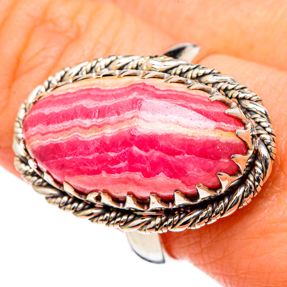 Rhodochrosite Rings handcrafted by Ana Silver Co - RING98312