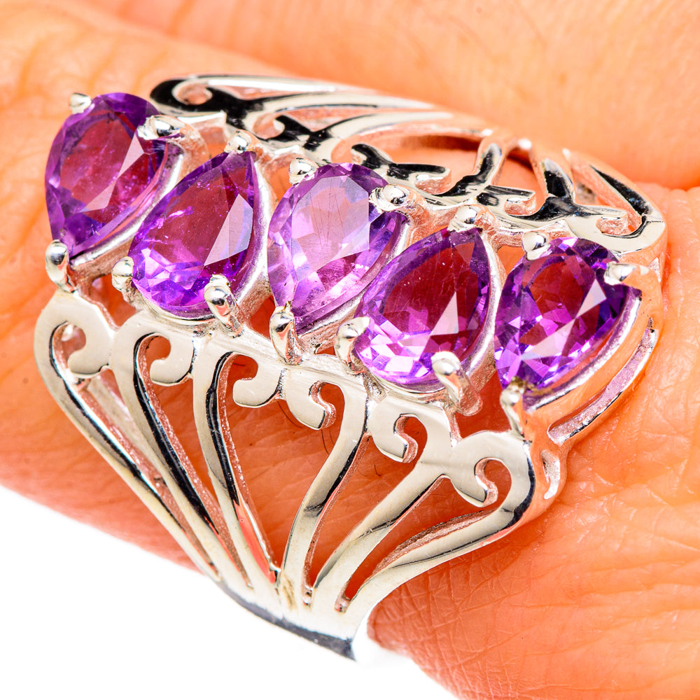Amethyst Rings handcrafted by Ana Silver Co - RING98317