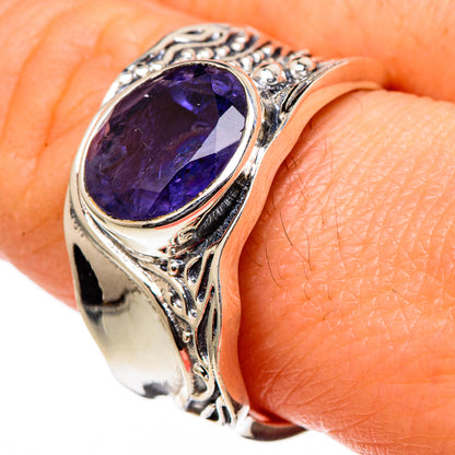 Violet Spinel Rings handcrafted by Ana Silver Co - RING98324