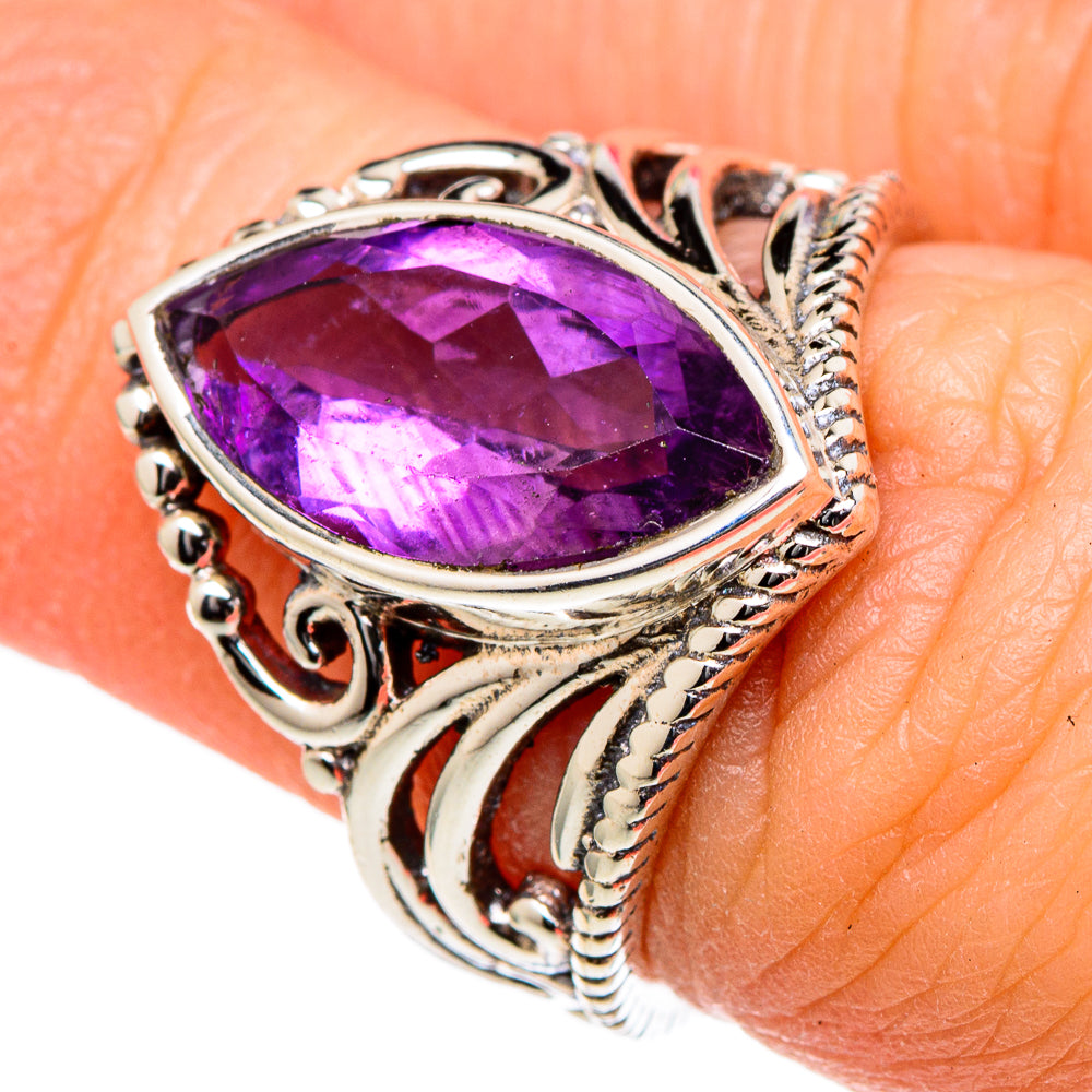 Amethyst Rings handcrafted by Ana Silver Co - RING98325