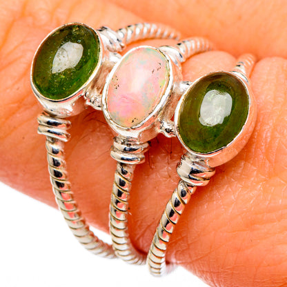 Ethiopian Opal Rings handcrafted by Ana Silver Co - RING98333