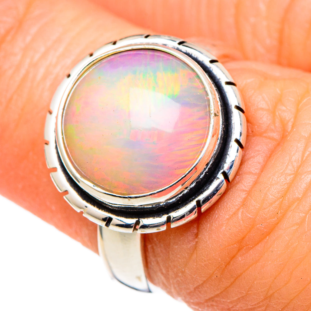 Ethiopian Opal Rings handcrafted by Ana Silver Co - RING98334