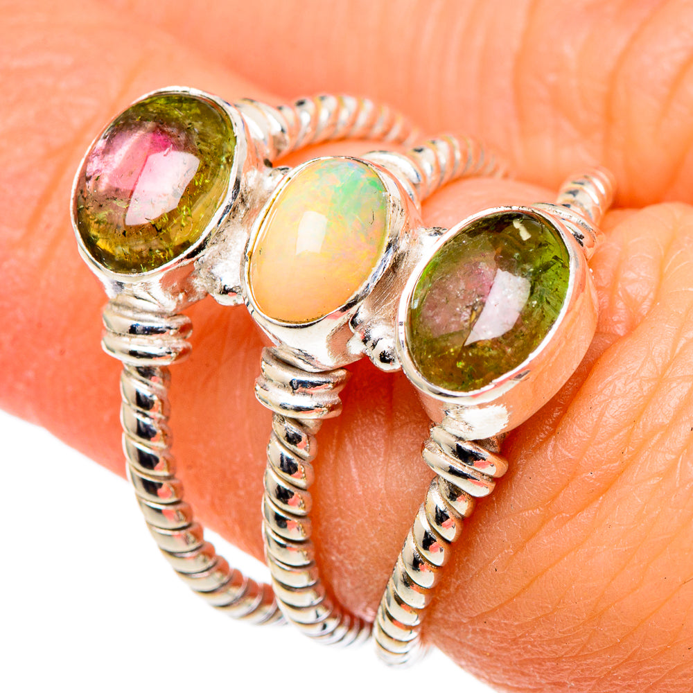 Ethiopian Opal Rings handcrafted by Ana Silver Co - RING98335