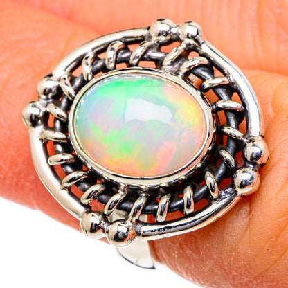 Ethiopian Opal Rings handcrafted by Ana Silver Co - RING98336