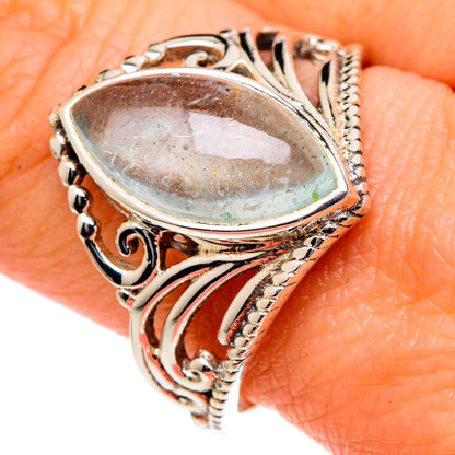 Aquamarine Rings handcrafted by Ana Silver Co - RING98341