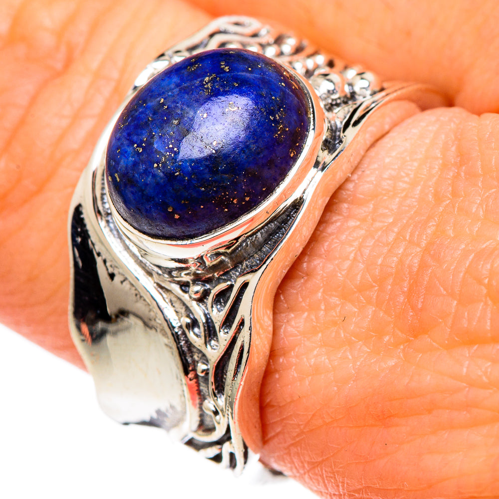 Lapis Lazuli Rings handcrafted by Ana Silver Co - RING98342