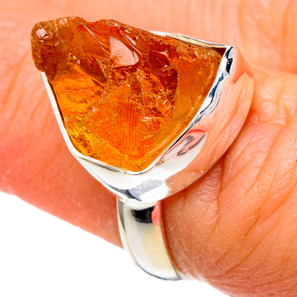 Citrine Rings handcrafted by Ana Silver Co - RING98351