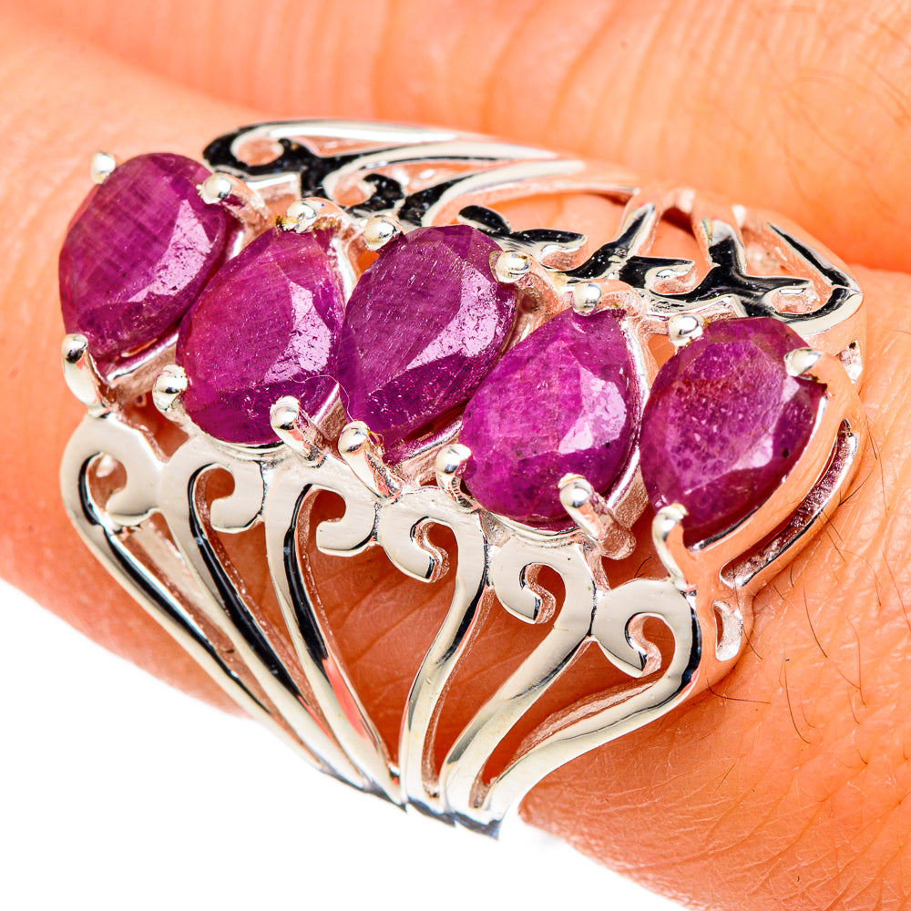 Ruby Rings handcrafted by Ana Silver Co - RING98355