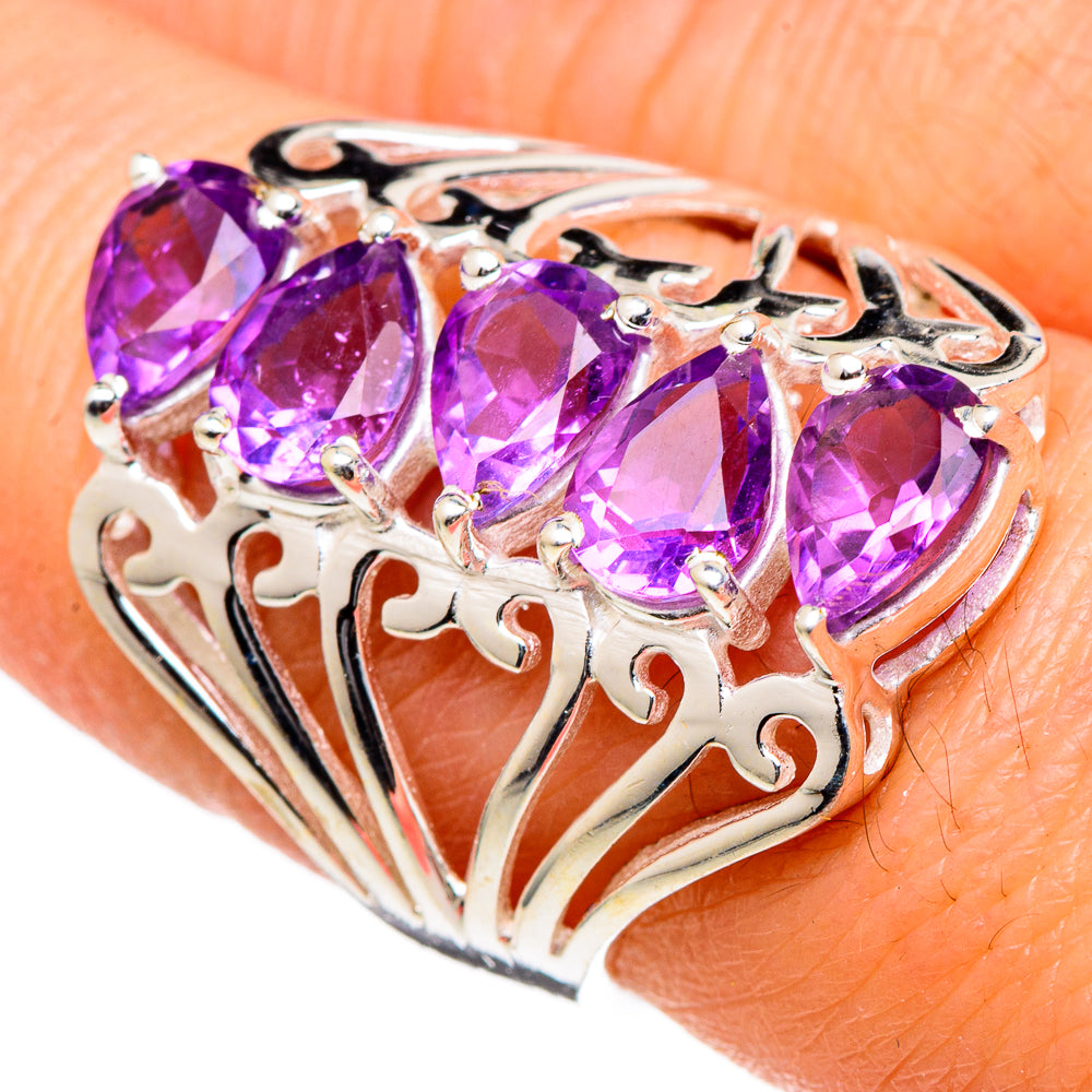 Amethyst Rings handcrafted by Ana Silver Co - RING98359