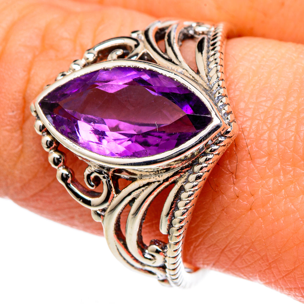 Amethyst Rings handcrafted by Ana Silver Co - RING98363