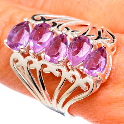 Color Change Alexandrite (lab.) Rings handcrafted by Ana Silver Co - RING98365