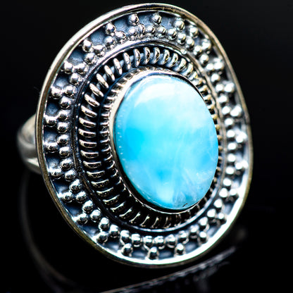 Larimar Rings handcrafted by Ana Silver Co - RING983709