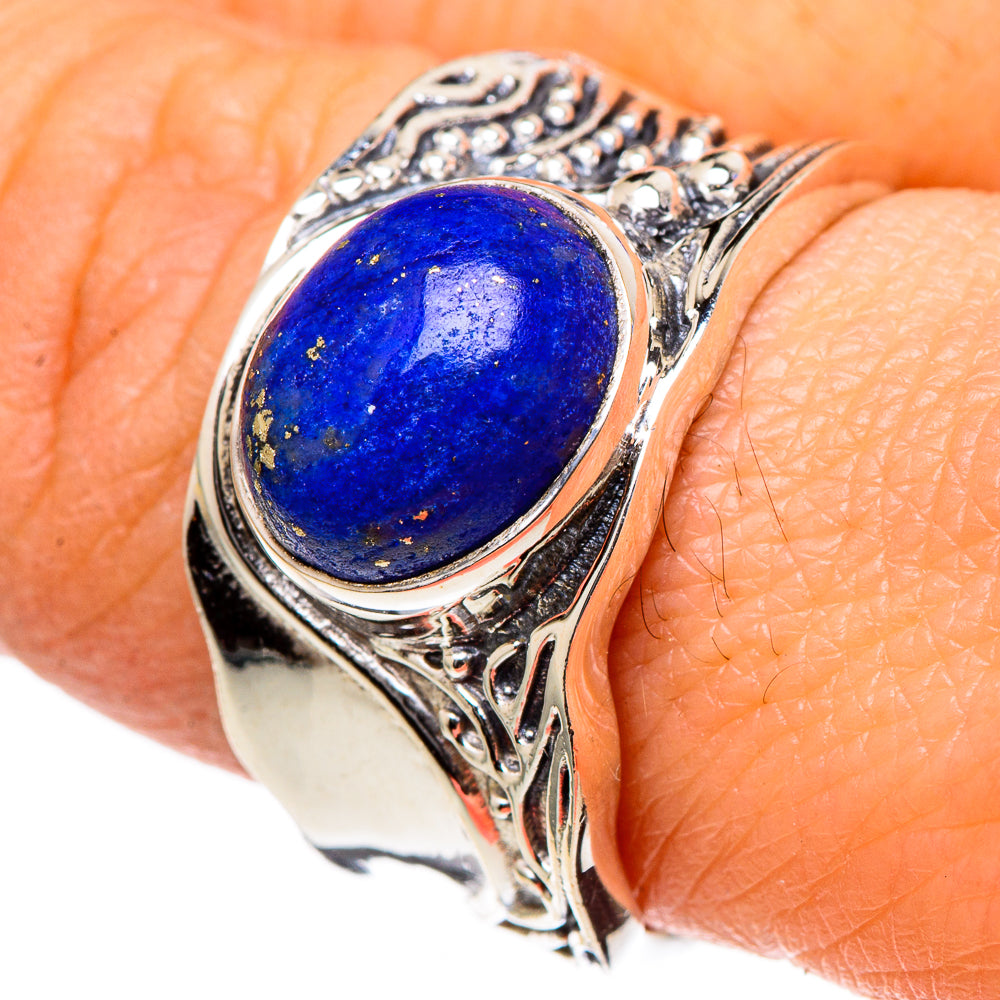 Lapis Lazuli Rings handcrafted by Ana Silver Co - RING98380