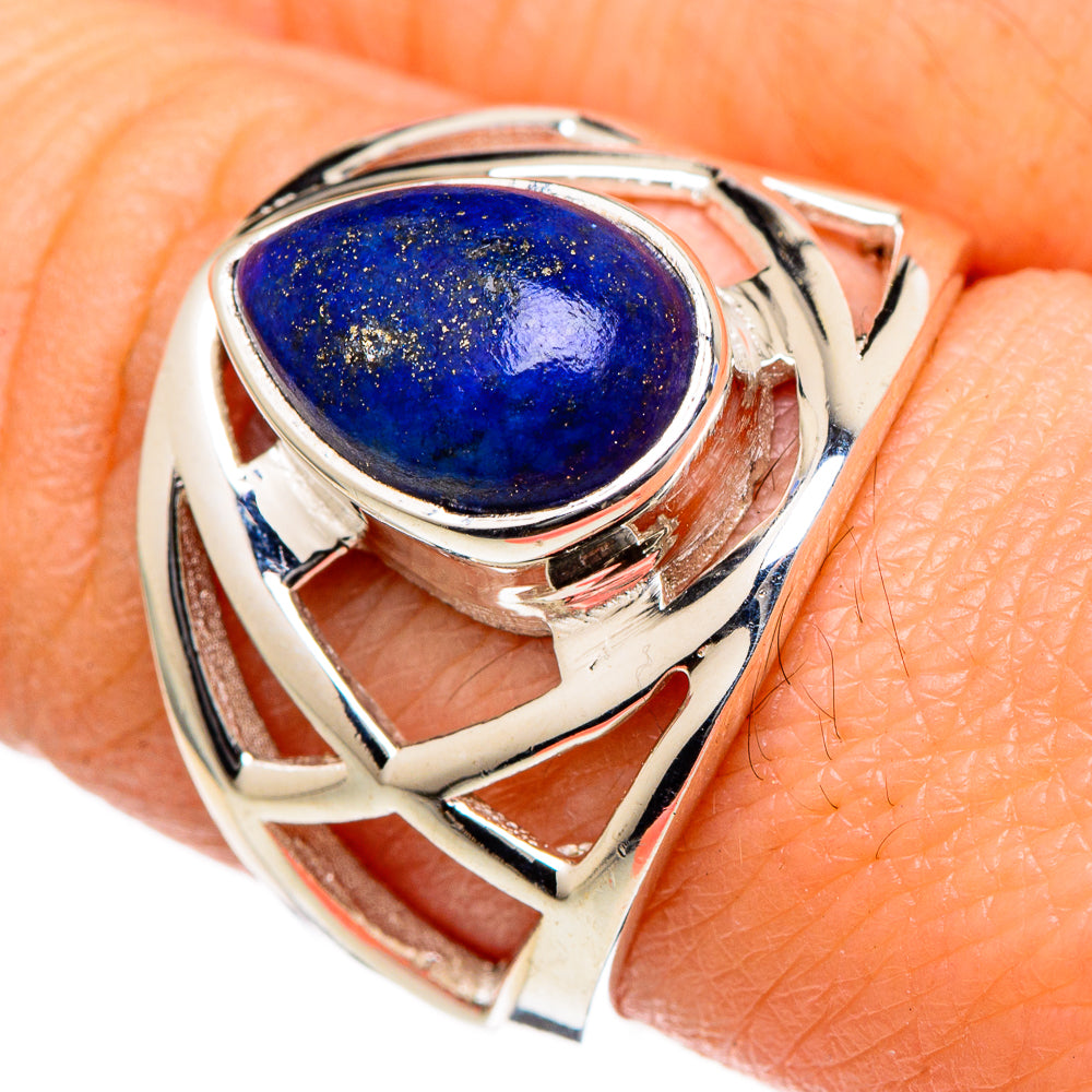 Lapis Lazuli Rings handcrafted by Ana Silver Co - RING98382