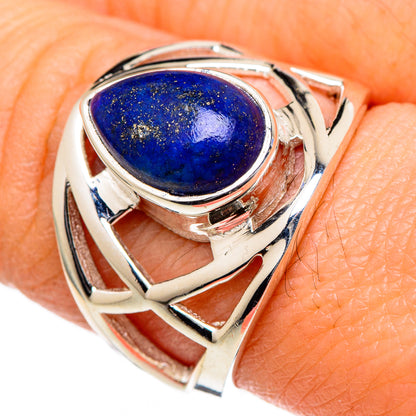 Lapis Lazuli Rings handcrafted by Ana Silver Co - RING98382