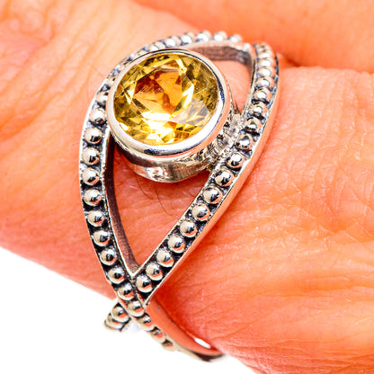 Citrine Rings handcrafted by Ana Silver Co - RING98390