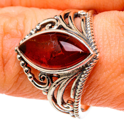 Baltic Amber Rings handcrafted by Ana Silver Co - RING98391