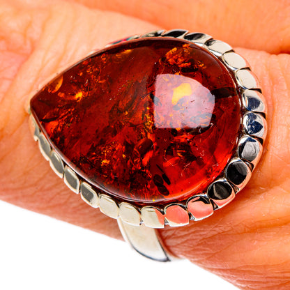 Baltic Amber Rings handcrafted by Ana Silver Co - RING98392
