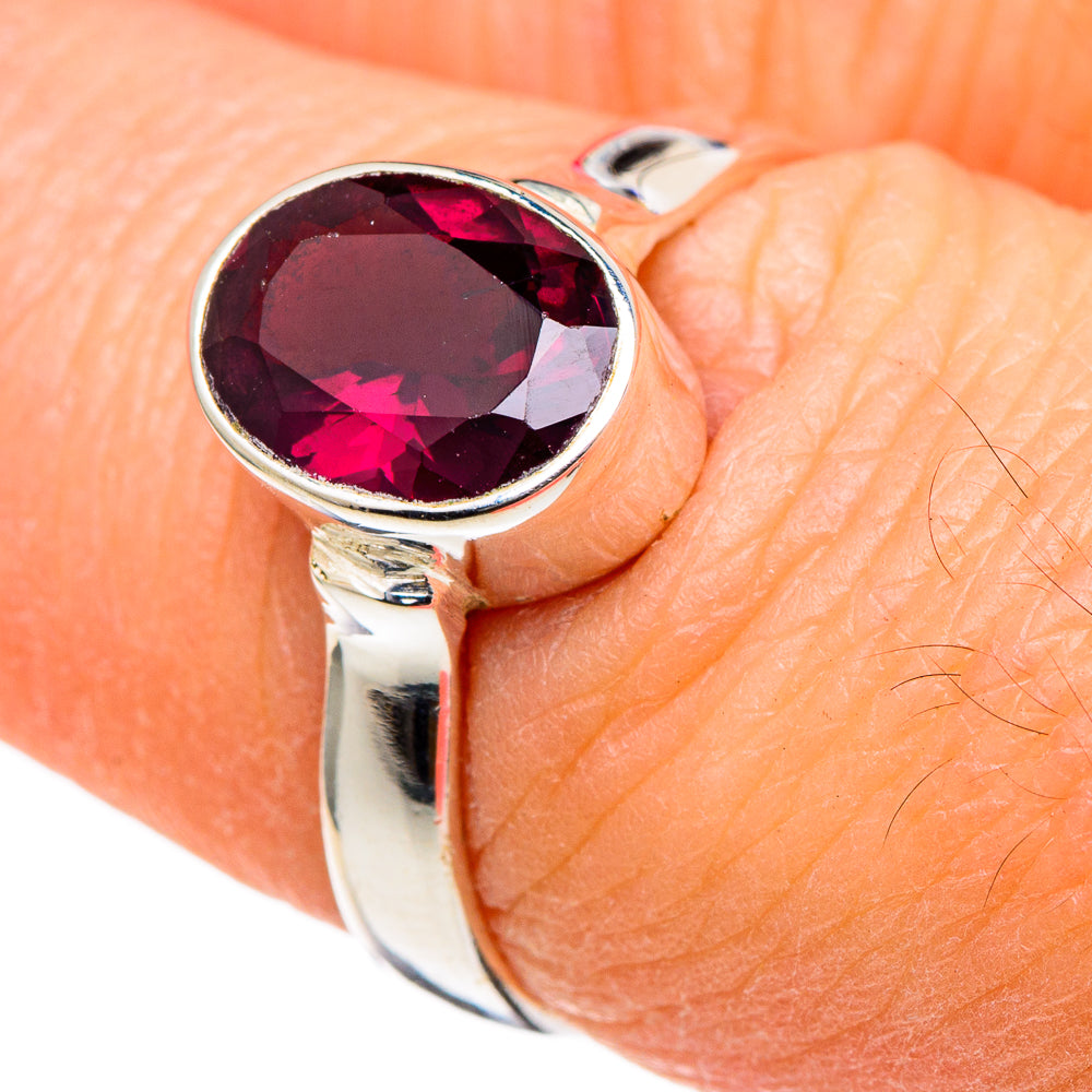 Red Spinel Rings handcrafted by Ana Silver Co - RING98395