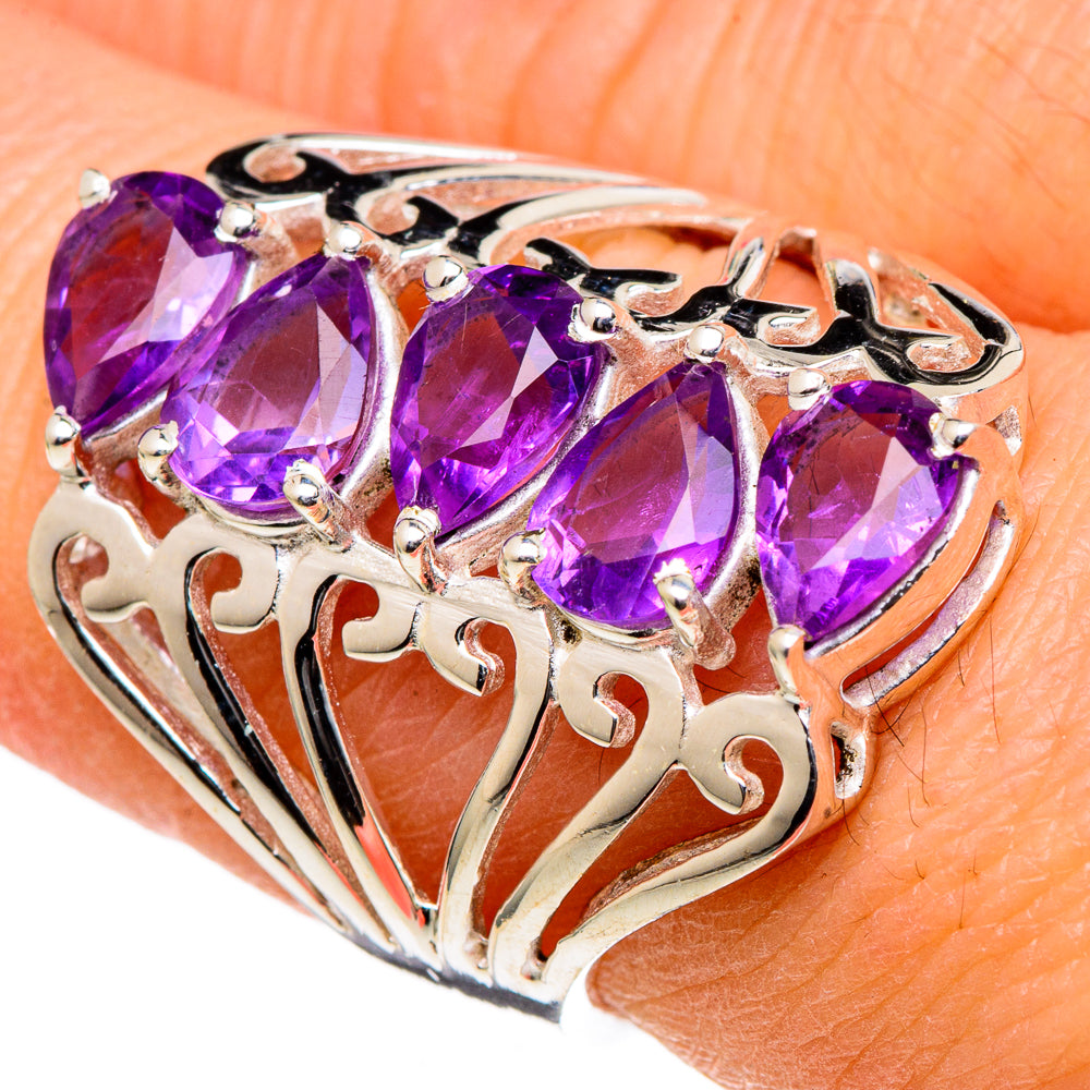 Amethyst Rings handcrafted by Ana Silver Co - RING98401