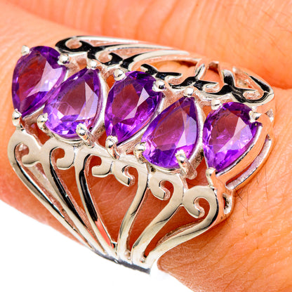 Amethyst Rings handcrafted by Ana Silver Co - RING98401