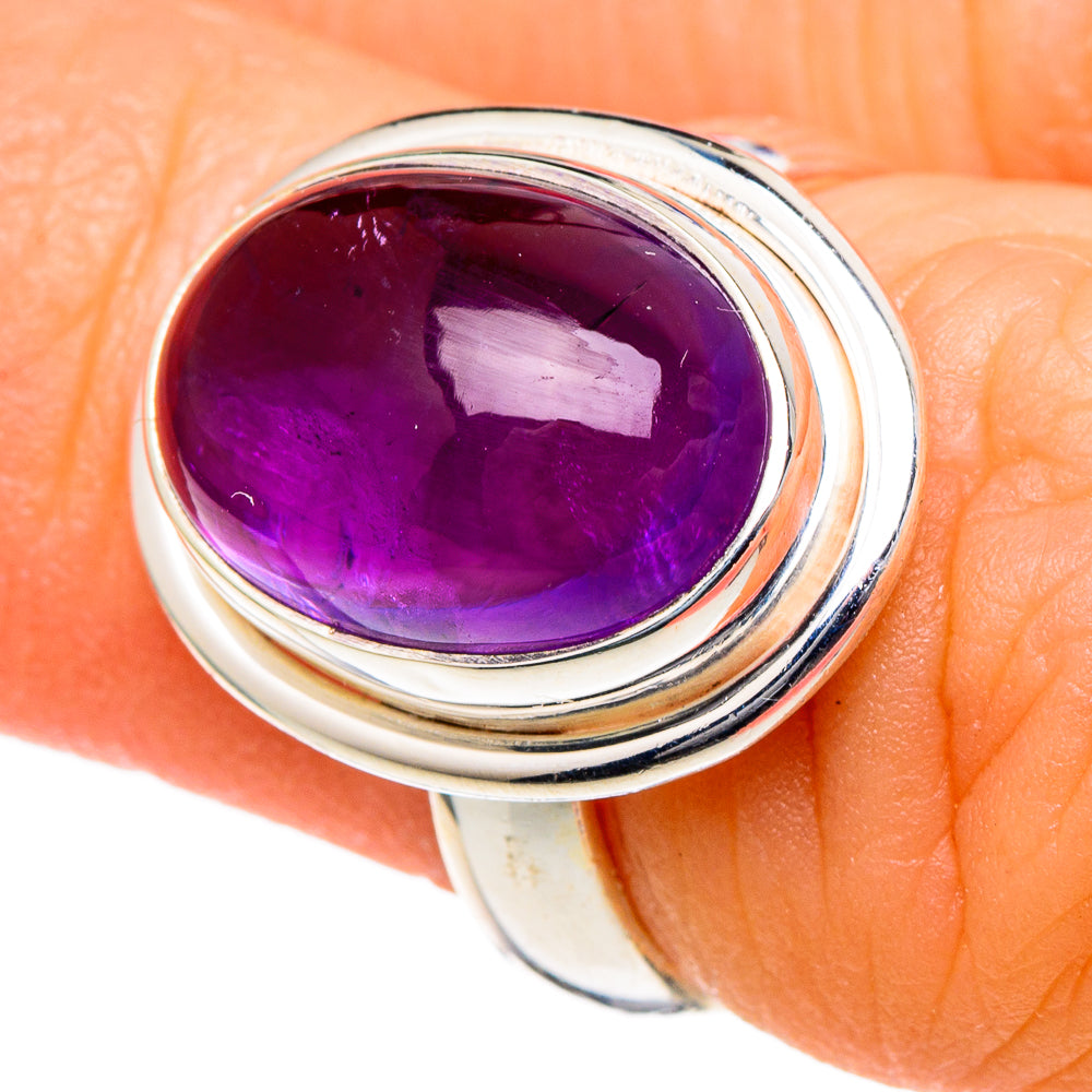 Amethyst Rings handcrafted by Ana Silver Co - RING98405