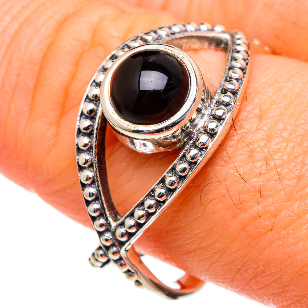 Black Onyx Rings handcrafted by Ana Silver Co - RING98408