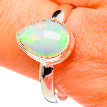 Ethiopian Opal Rings handcrafted by Ana Silver Co - RING98413