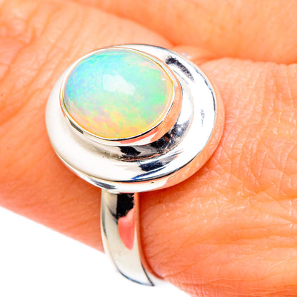 Ethiopian Opal Rings handcrafted by Ana Silver Co - RING98415