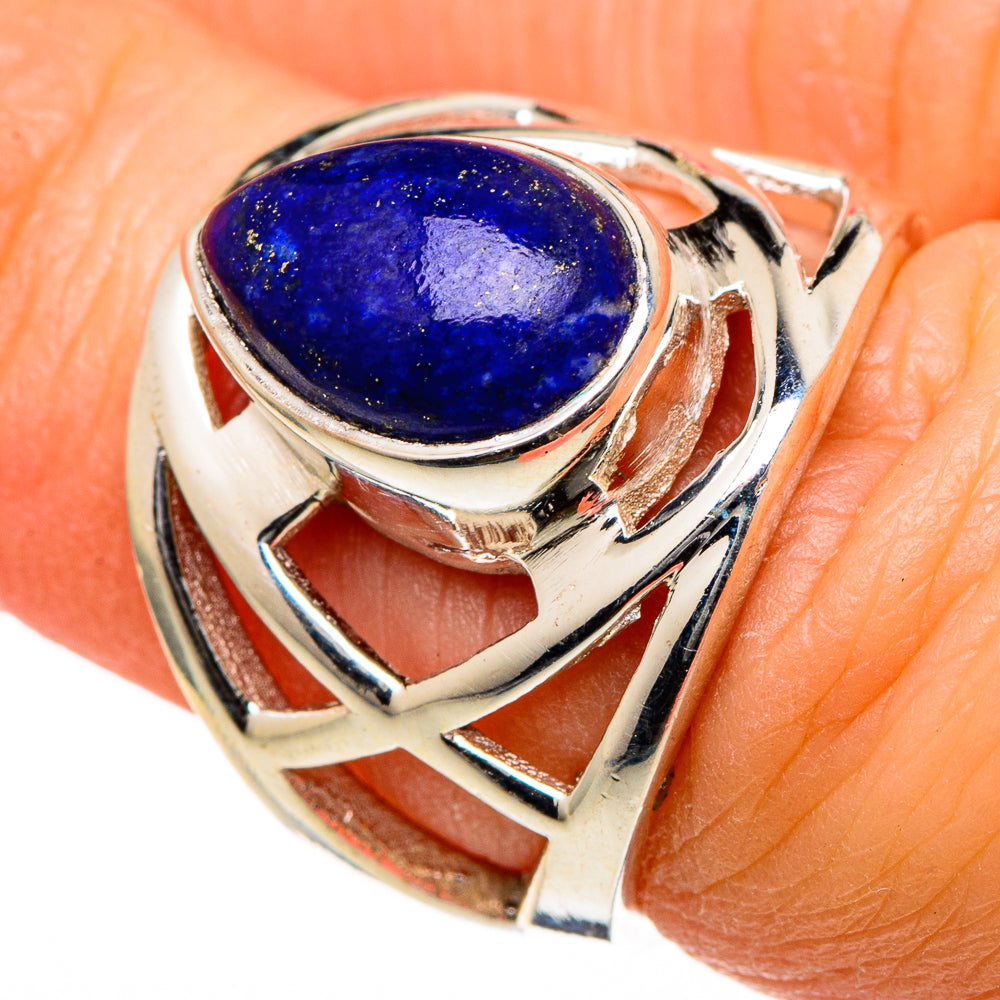 Lapis Lazuli Rings handcrafted by Ana Silver Co - RING98416