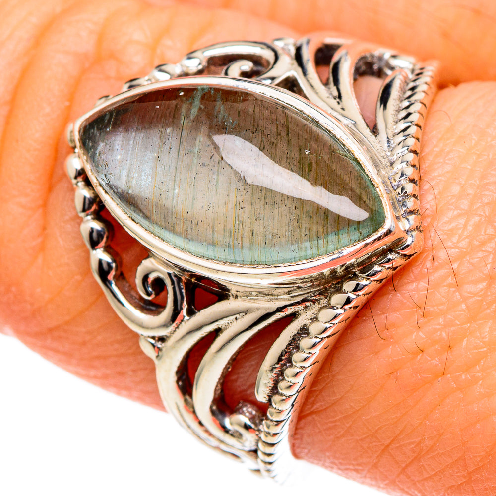 Aquamarine Rings handcrafted by Ana Silver Co - RING98419