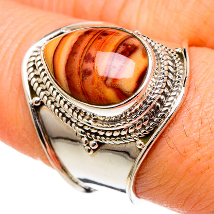 Mookaite Rings handcrafted by Ana Silver Co - RING98426