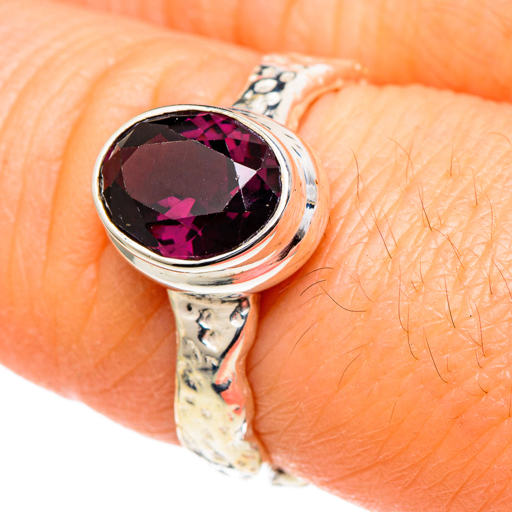 Purple Spinel Rings handcrafted by Ana Silver Co - RING98432