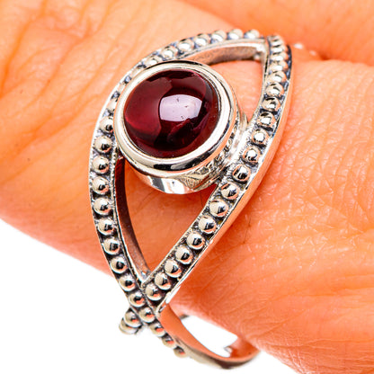 Garnet Rings handcrafted by Ana Silver Co - RING98433