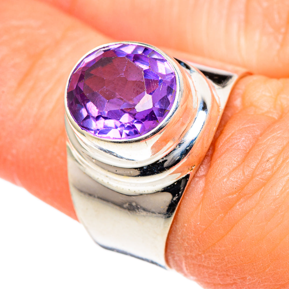 Color Change Alexandrite (lab.) Rings handcrafted by Ana Silver Co - RING98436