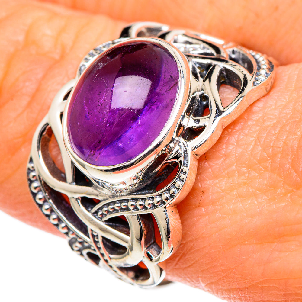 Amethyst Rings handcrafted by Ana Silver Co - RING98437