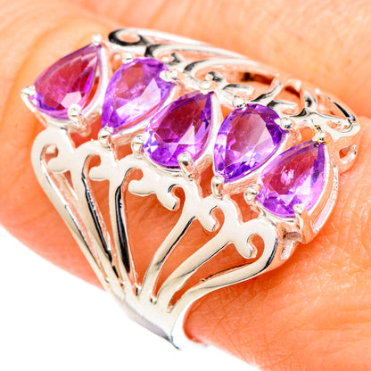 Color Change Alexandrite (lab.) Rings handcrafted by Ana Silver Co - RING98438