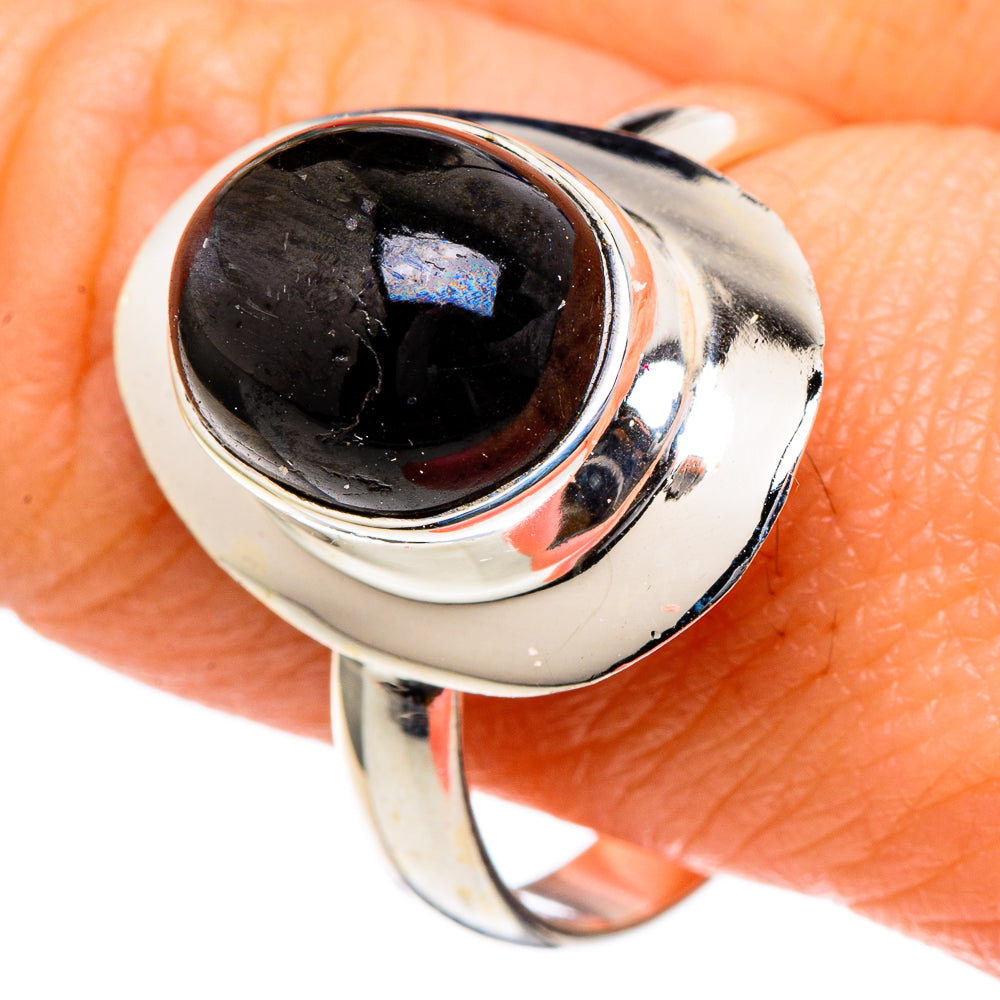 Black Onyx Rings handcrafted by Ana Silver Co - RING98445