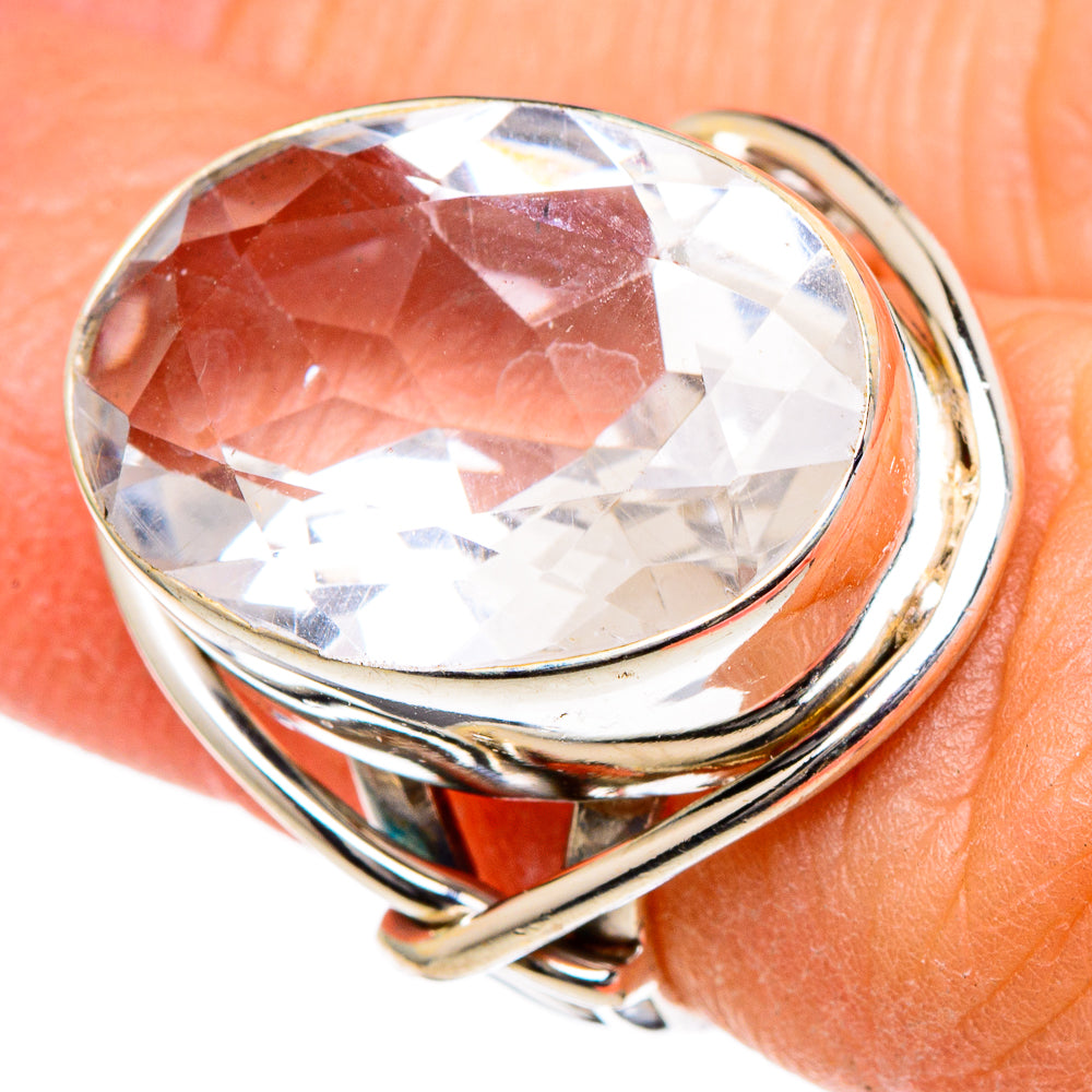 White Quartz Rings handcrafted by Ana Silver Co - RING98446
