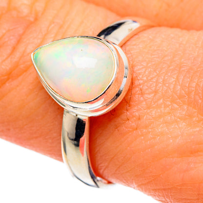 Ethiopian Opal Rings handcrafted by Ana Silver Co - RING98449