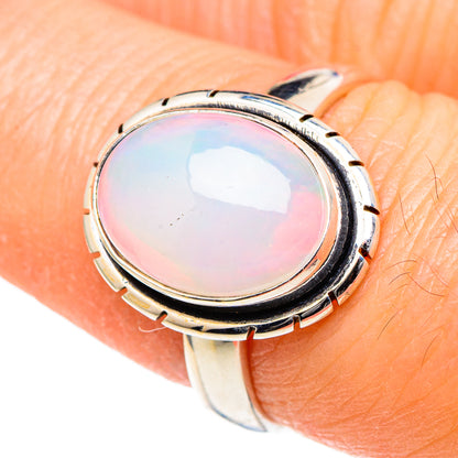 Ethiopian Opal Rings handcrafted by Ana Silver Co - RING98450