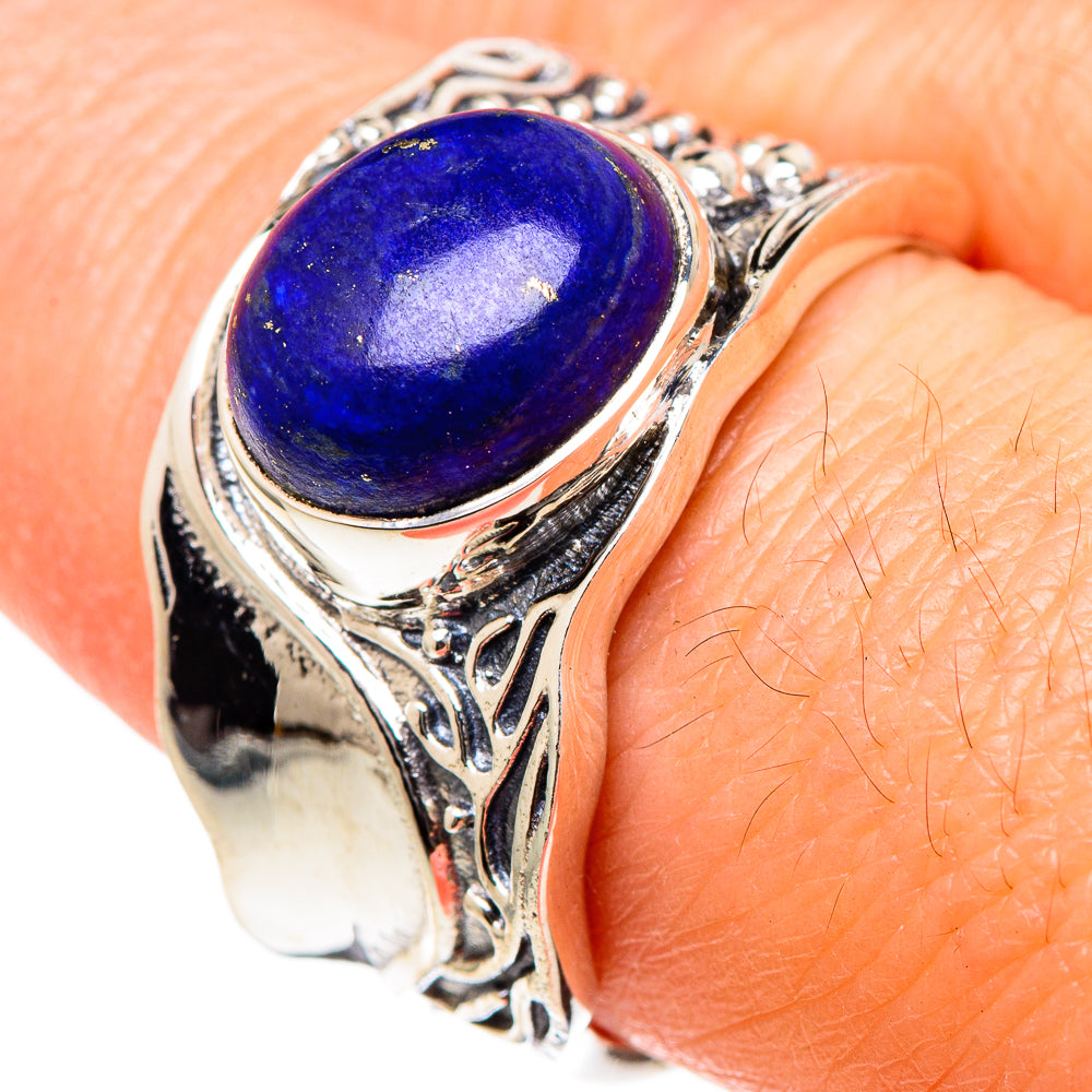 Lapis Lazuli Rings handcrafted by Ana Silver Co - RING98456