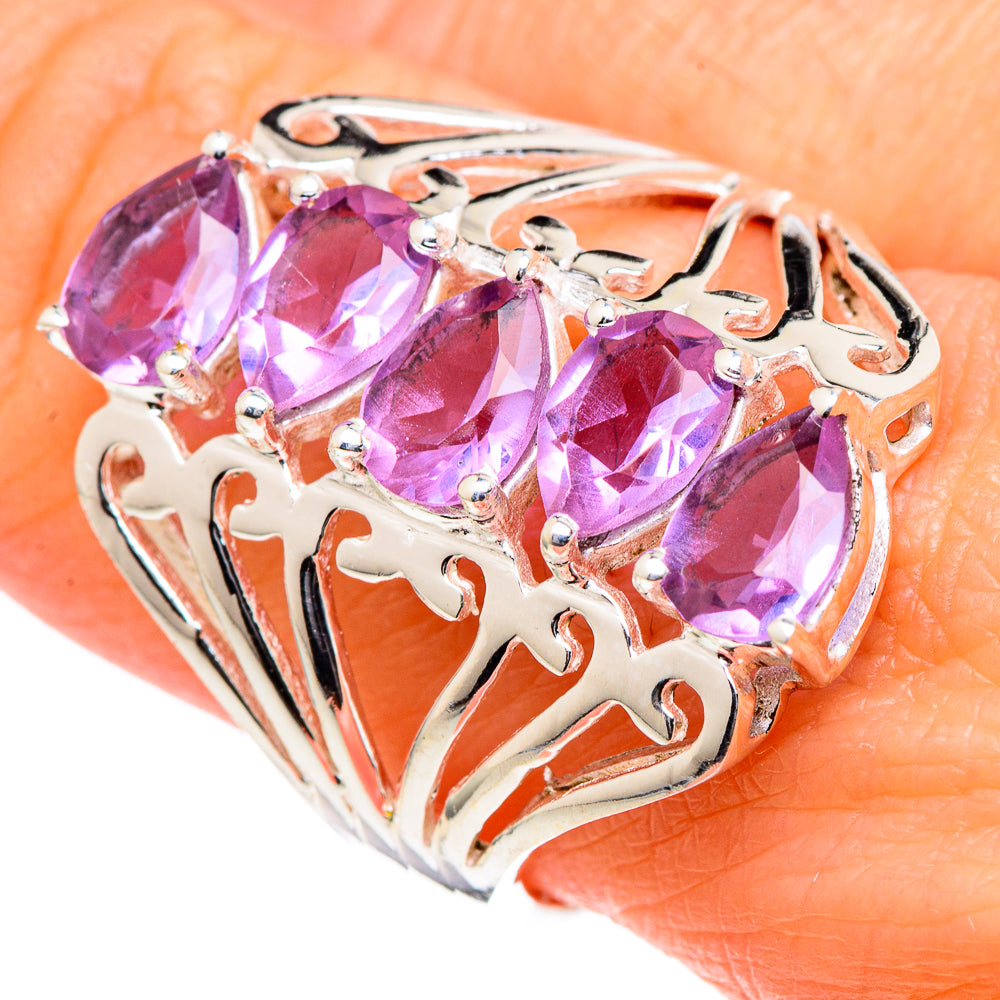 Color Change Alexandrite (lab.) Rings handcrafted by Ana Silver Co - RING98467