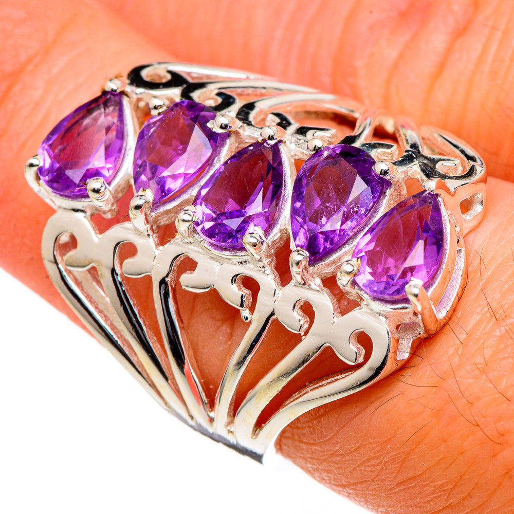 Amethyst Rings handcrafted by Ana Silver Co - RING98473