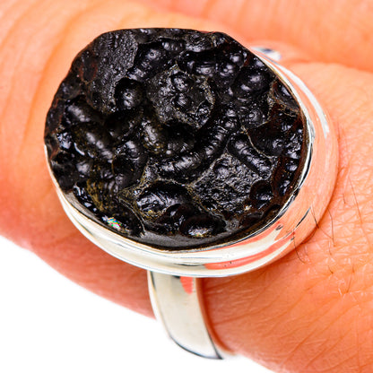 Tektite Rings handcrafted by Ana Silver Co - RING98476