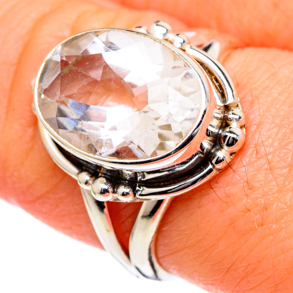 White Quartz Rings handcrafted by Ana Silver Co - RING98478