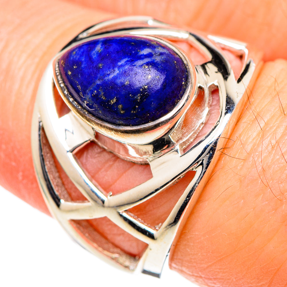 Lapis Lazuli Rings handcrafted by Ana Silver Co - RING98483