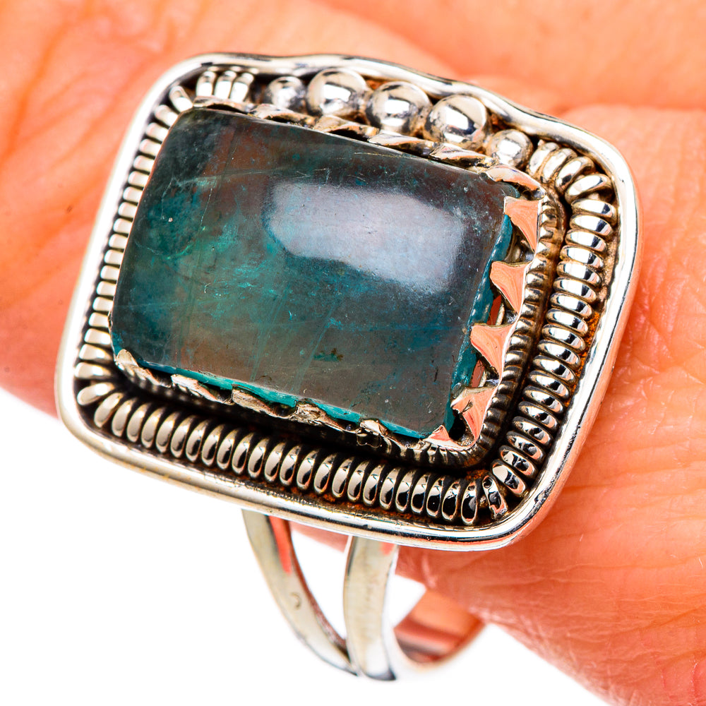 Blue Fluorite Rings handcrafted by Ana Silver Co - RING98484