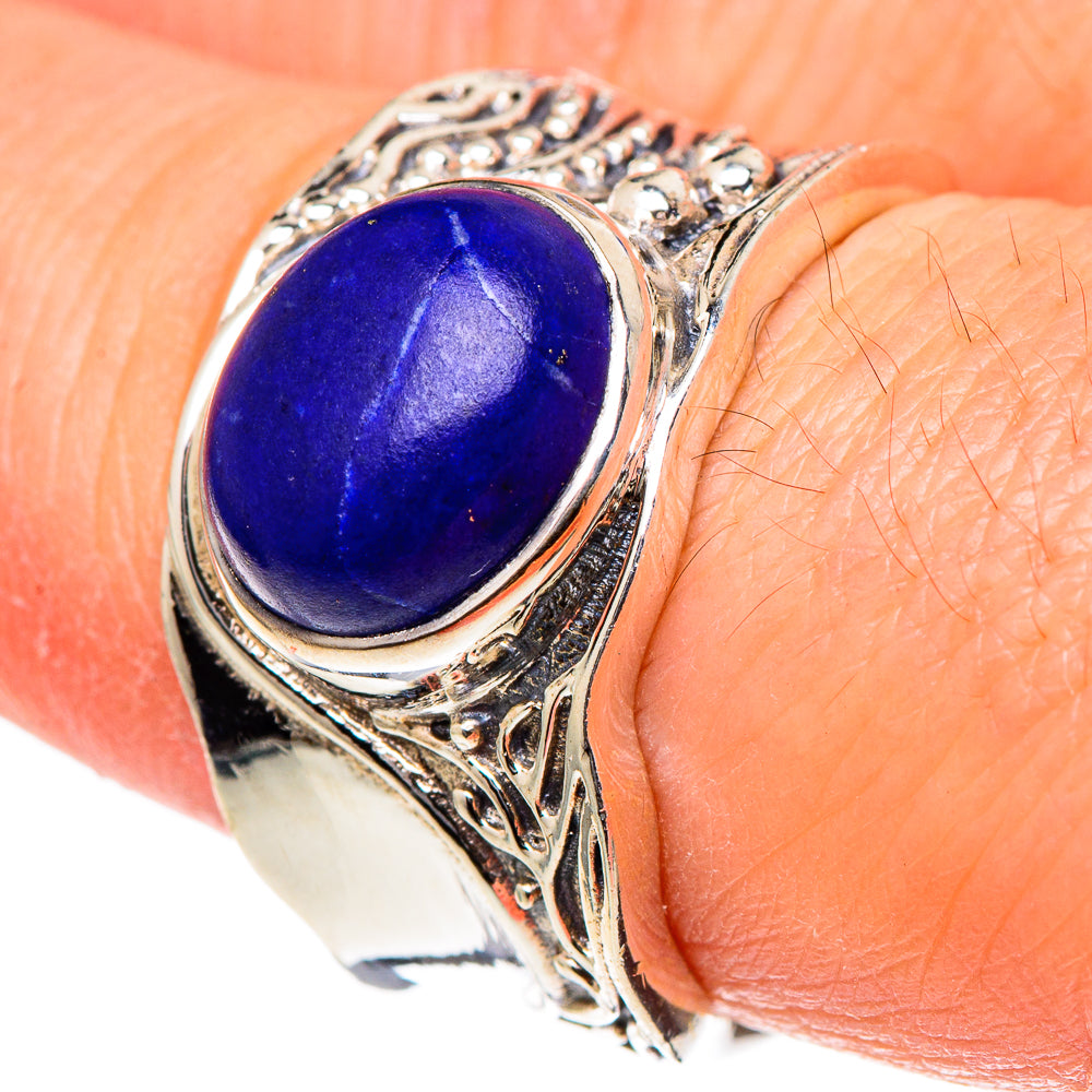Lapis Lazuli Rings handcrafted by Ana Silver Co - RING98487